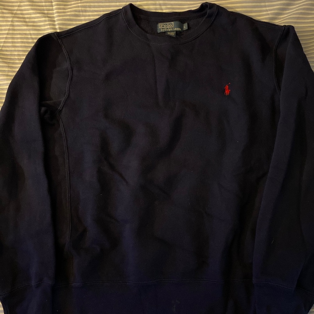 Blue (red horse) Polo sweatshirt